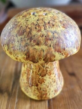 ARNEL Vintage Mushroom 1970's Ceramic Shaker with Stopper